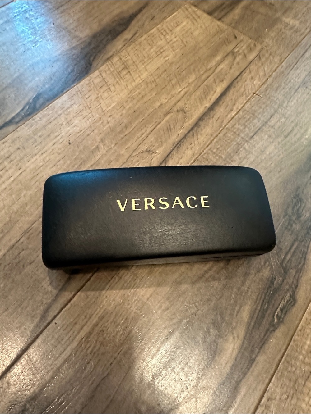 Versace Black and Gold Eyewear Case
